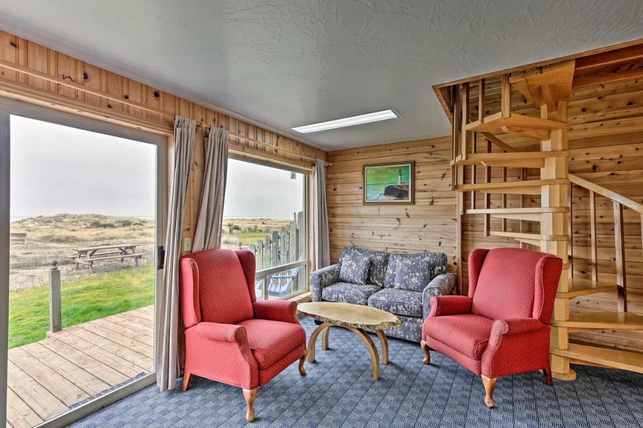 Sanderling Sea Cottages, Unit 3 With Private Balcony Waldport Kültér fotó