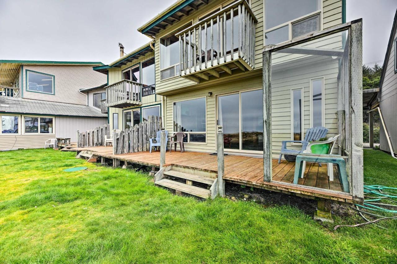 Sanderling Sea Cottages, Unit 3 With Private Balcony Waldport Kültér fotó